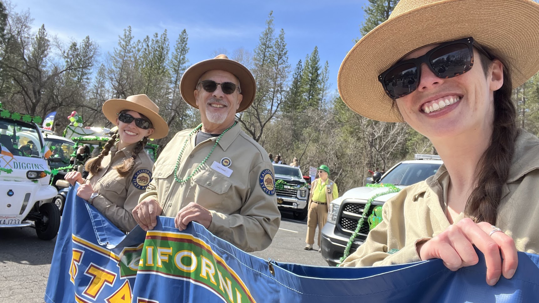 California State Park Employees in Parade 